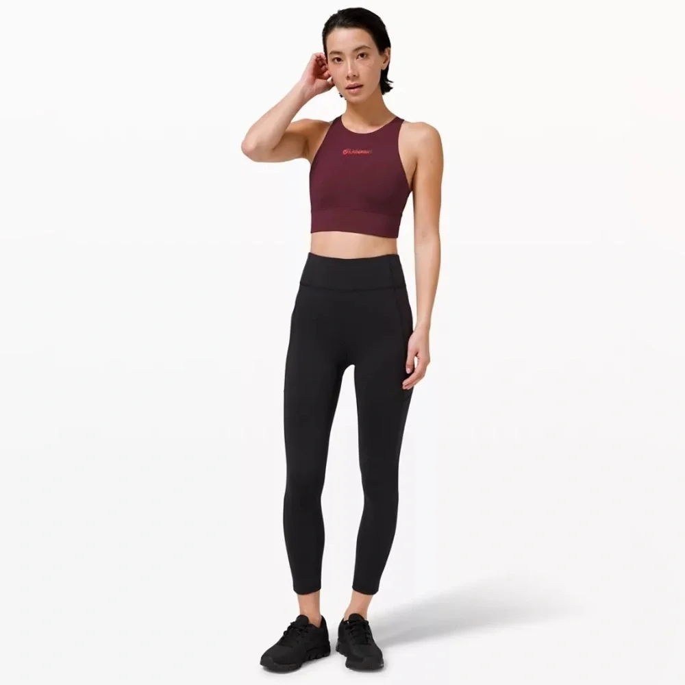 SOLDLululemonRARE NWOTđEnergy Bra High-Neck Longlineâ¨Lunar New Year Cassisâ¨sz 4 - Picture 3 of 16